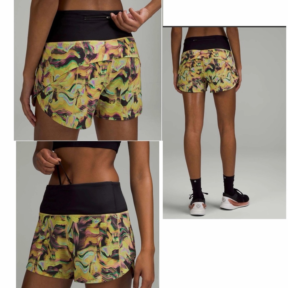 Lululemon women’s Speed Up High-Rise Lined Short 4"